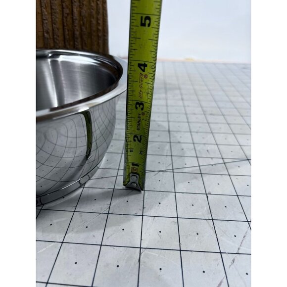 NEW Nutri-Stahl 1.5 Qt Stainless Steel Saucepan With Handle & 24-Element Base - Picture 8 of 8